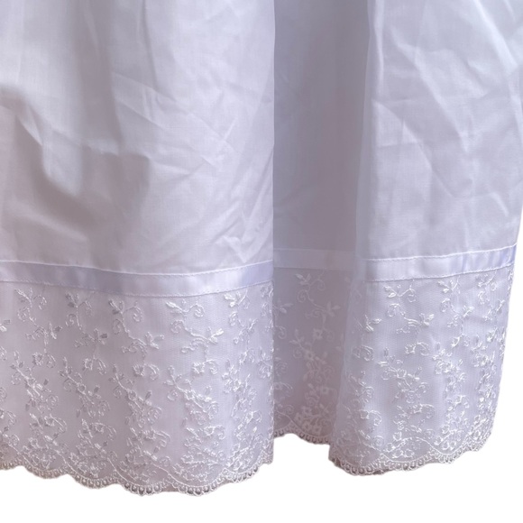 Baby Little Things Mean A Lot Christening Gown & Bonnet Set Sz 6 Months - Picture 3 of 14